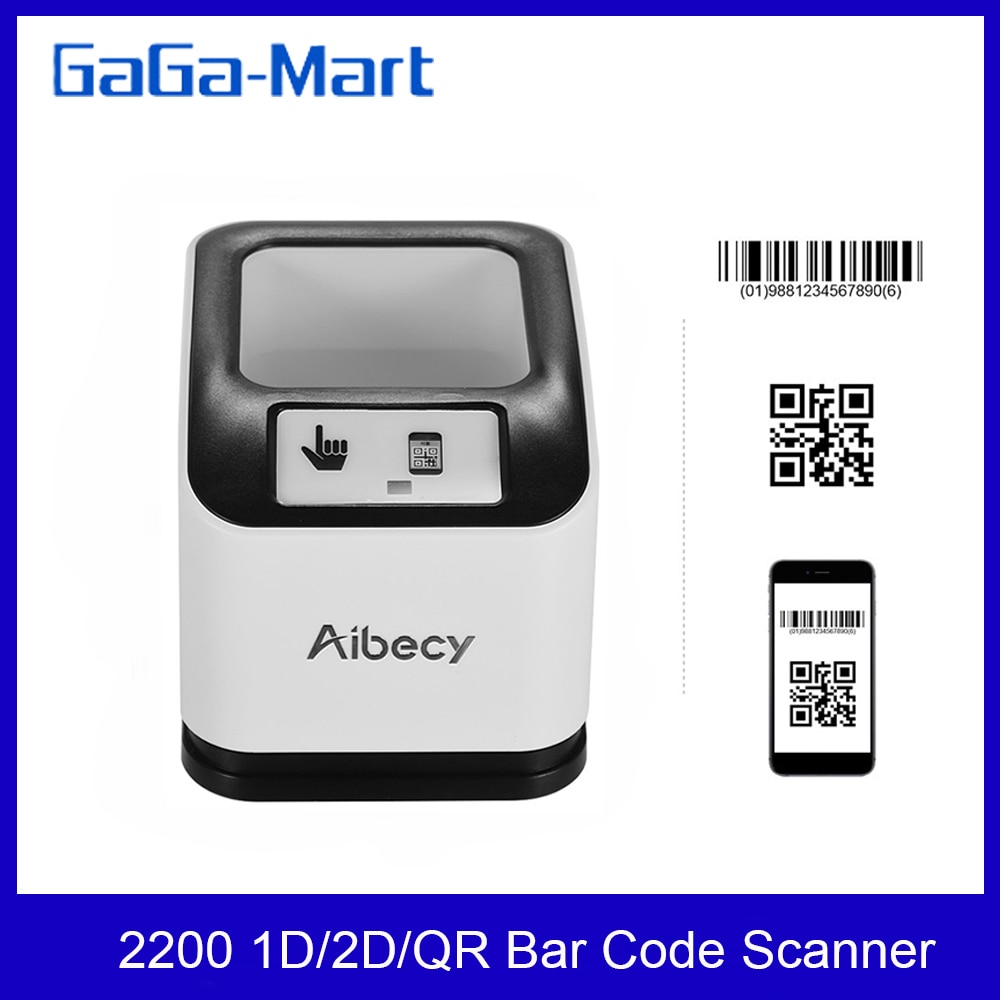 Aibecy-2200 1D, 2D, QR ڵ ĳ, CMOS ̹ ũž ڵ , USB   ũ ڵ ĳ